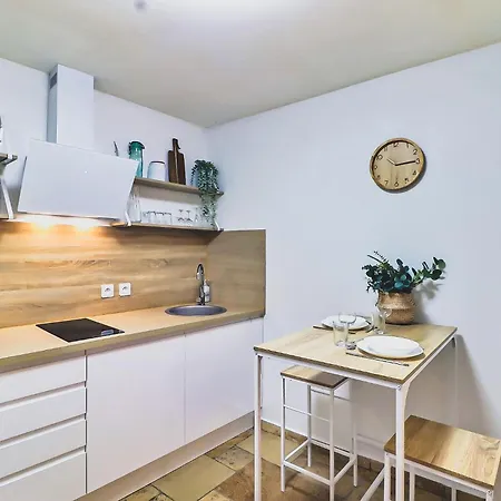 Le Ptit Honore - 2 Pers - Centre Cosy Wifi Clim Garage Apartment