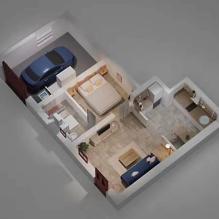 Le Ptit Honore - 2 Pers - Centre Cosy Wifi Clim Garage Apartment