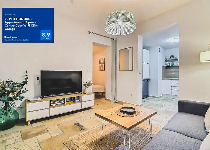 Le Ptit Honore - 2 Pers - Centre Cosy Wifi Clim Garage * Saint-Gilles (Gard)